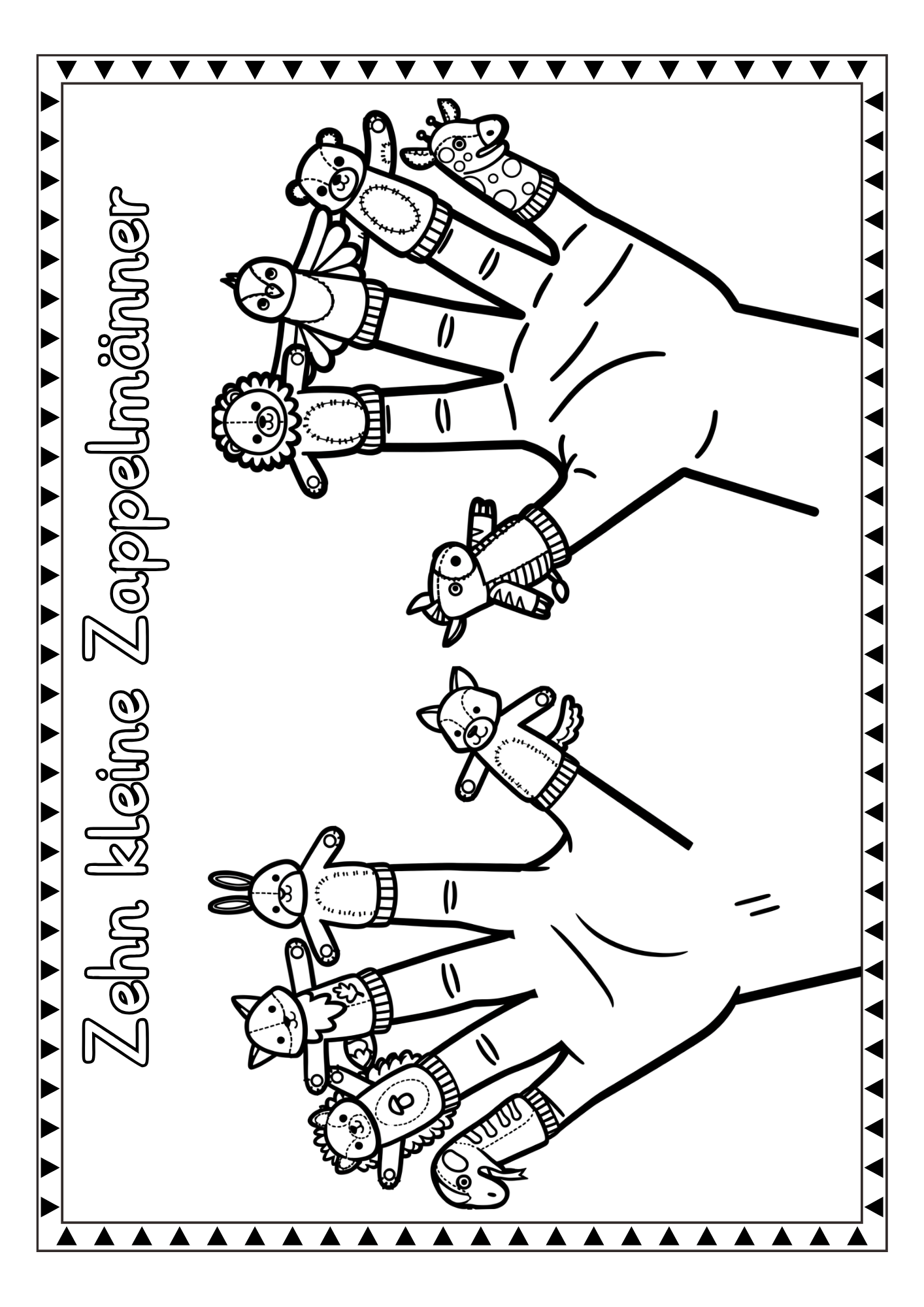 Zehn kleine Zappelmänner